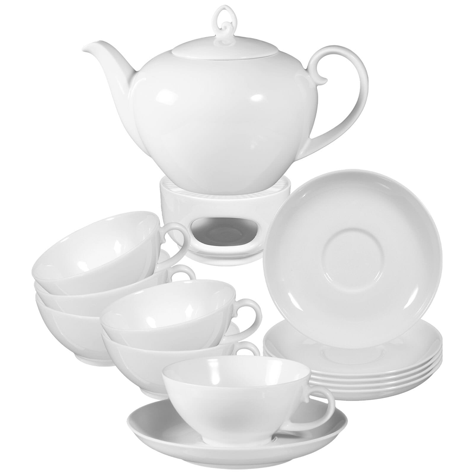 Seltmann Weiden Teeservice Rondo/Liane 14er Set 