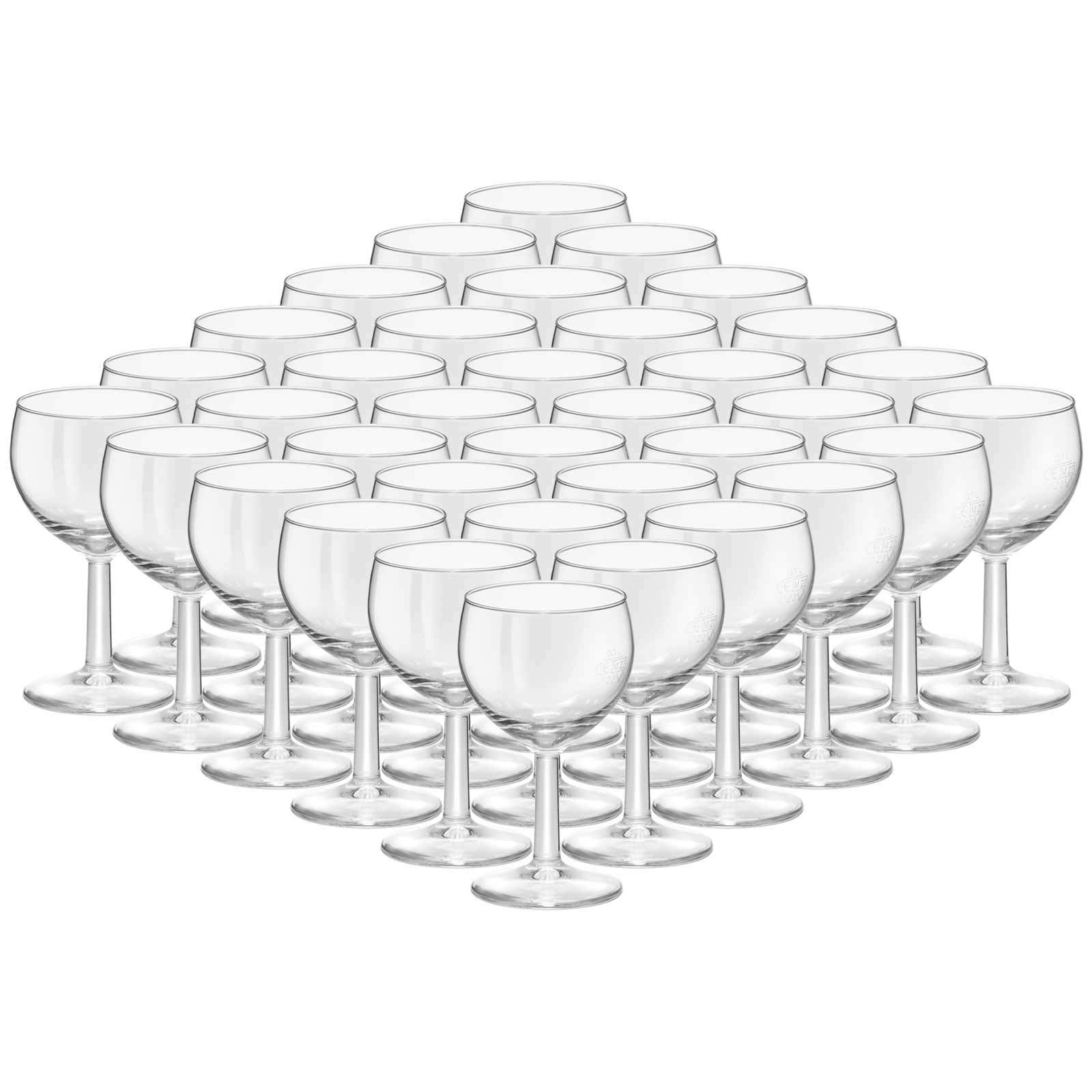 Van Well Weingl&auml;ser geeicht Ballon Profi 0,1 l 36er Set 