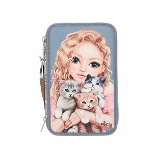 Depesche 3-Fach Federtasche TOPModel 7,5 x 13 x 20 cm 