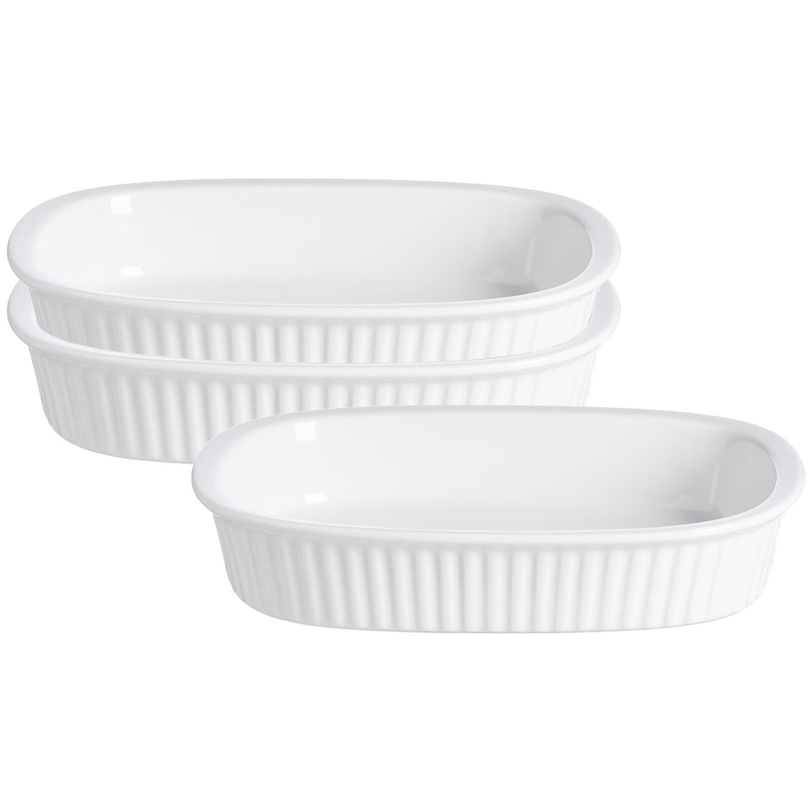 Auflaufformen Bianco 27 x 19 cm 3er Set