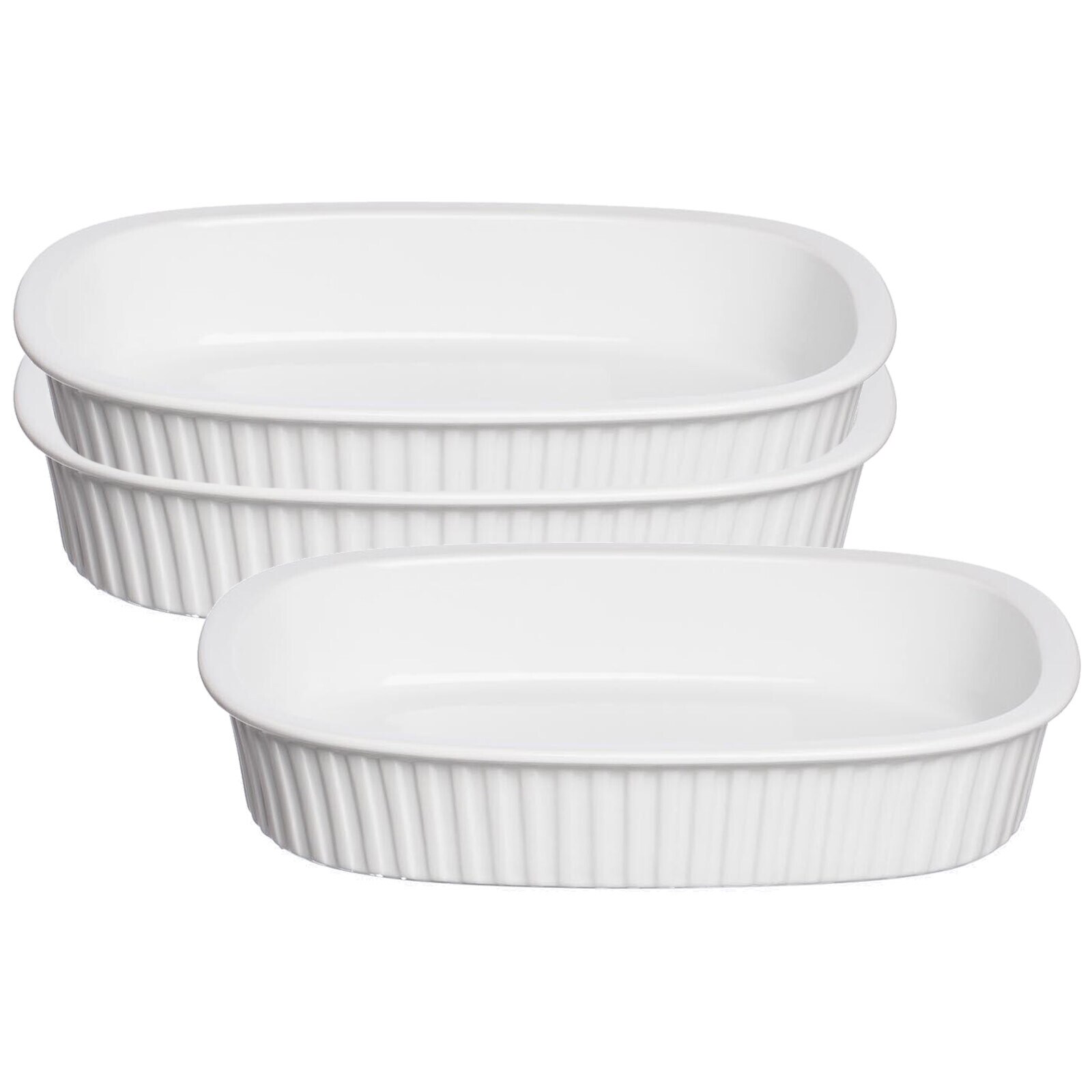 Auflaufformen Bianco 32 x 24 cm 3er Set