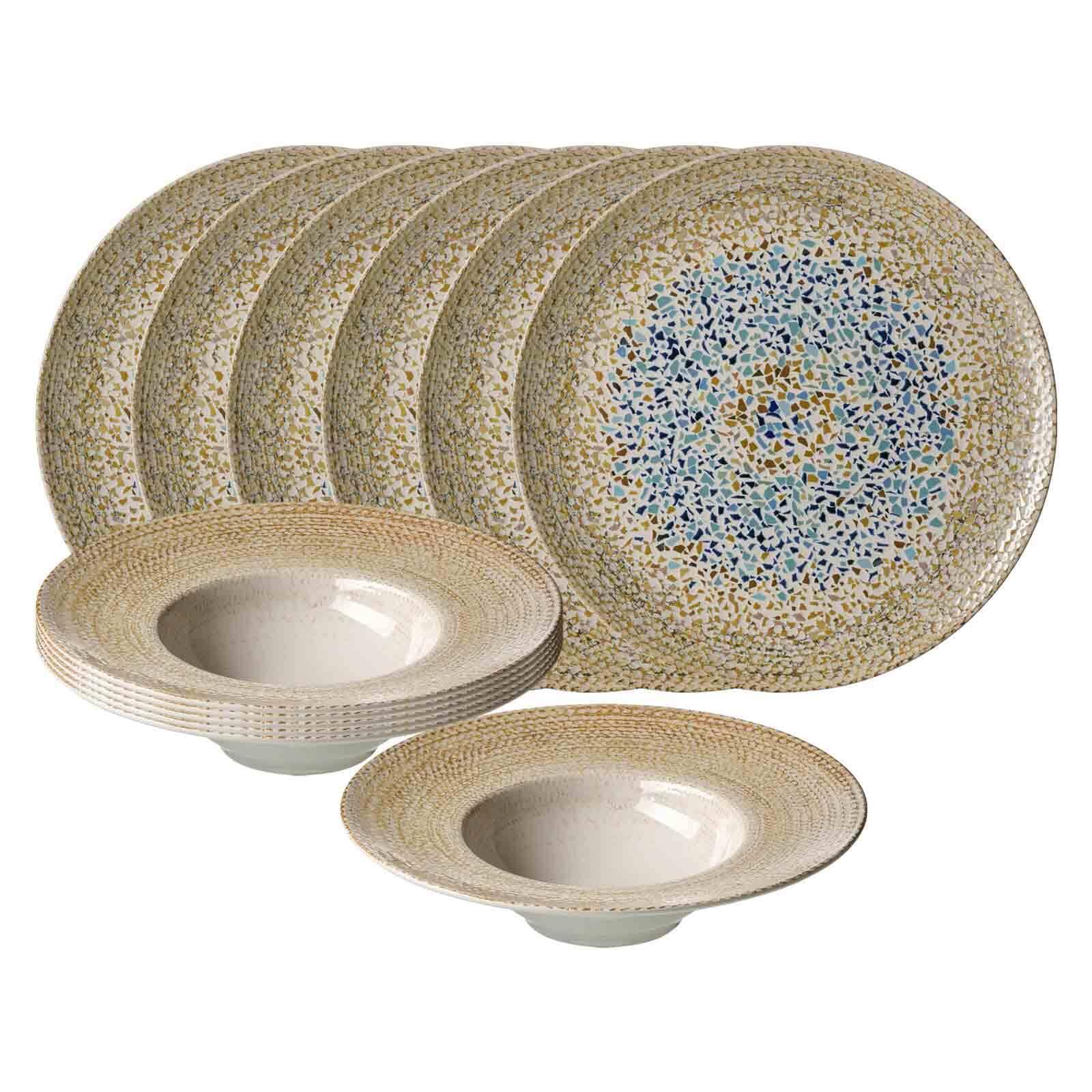 Ritzenhoff & Breker Gourmet-Set Rimini Mosaik 12er Set 