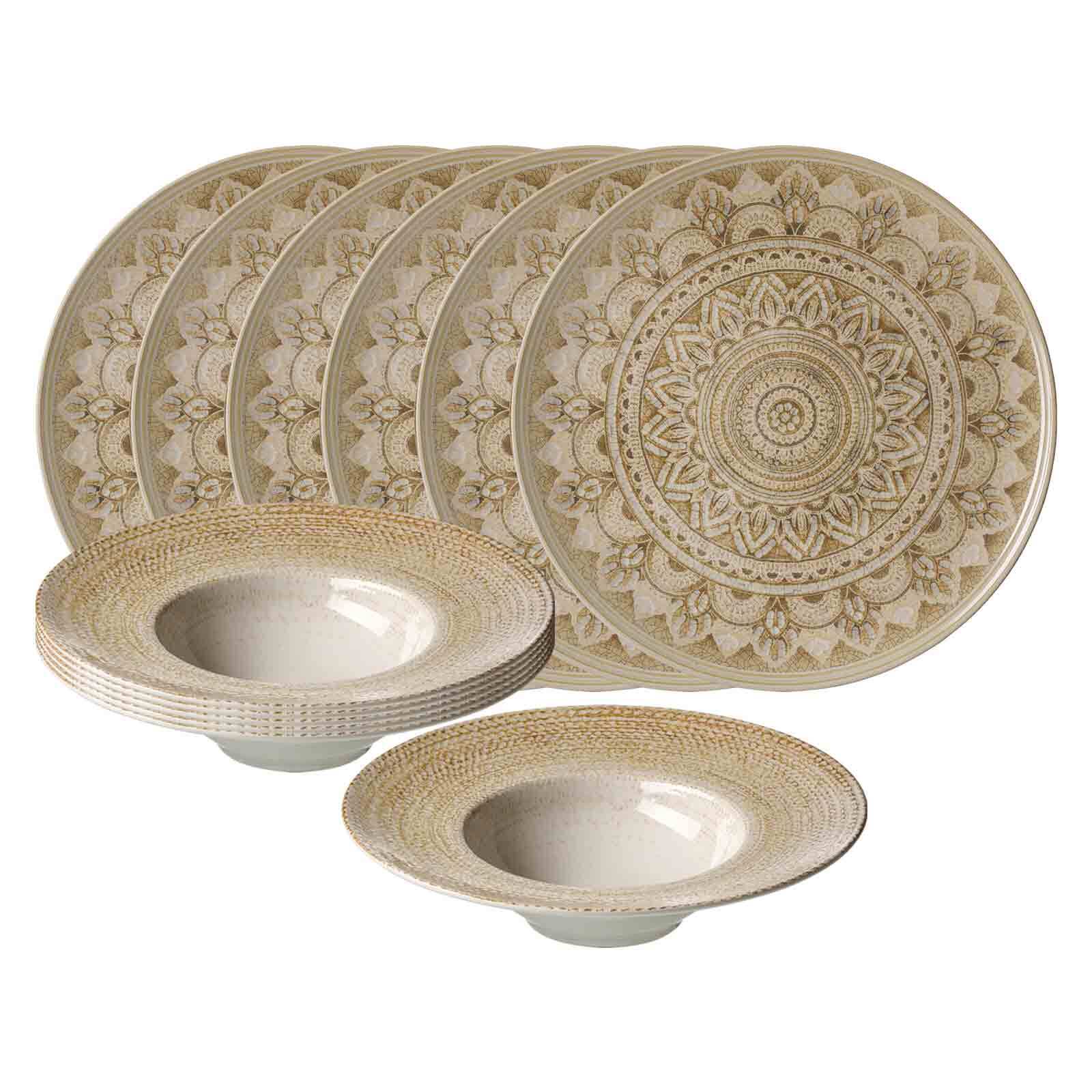 Ritzenhoff & Breker Gourmet-Set Rimini Mandala 12er Set 