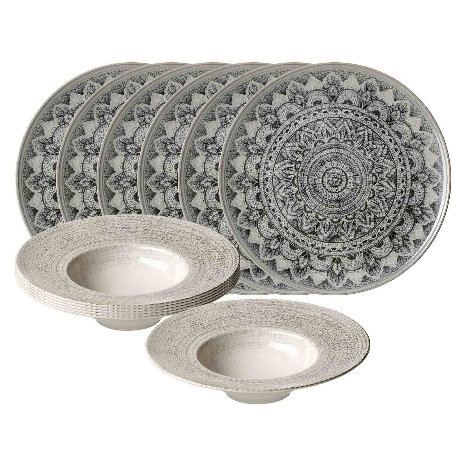 Ritzenhoff & Breker Gourmet-Set Rimini Mandala 12er Set 