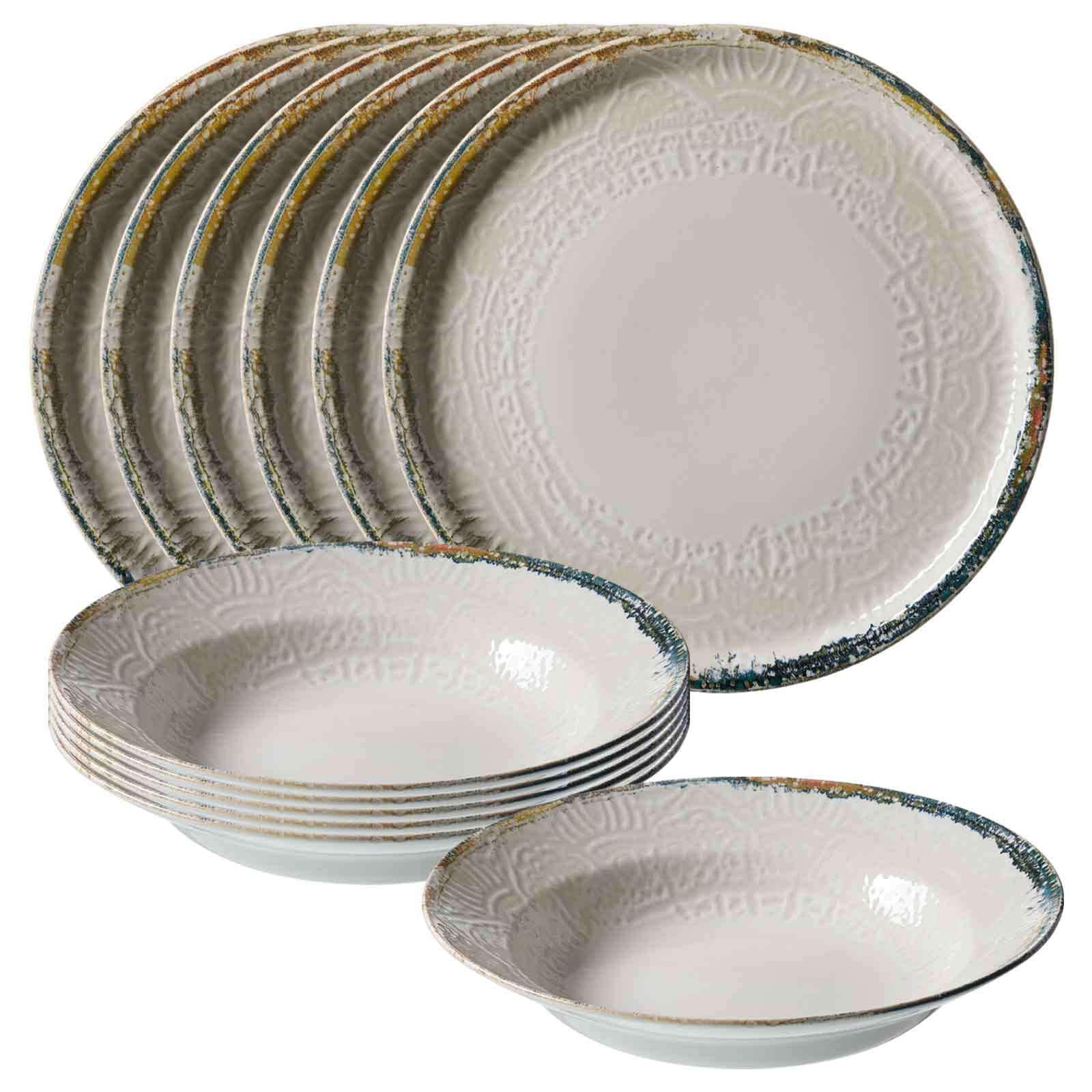 Ritzenhoff & Breker Pizza- und Pasta Set Alfonso 12er Set 