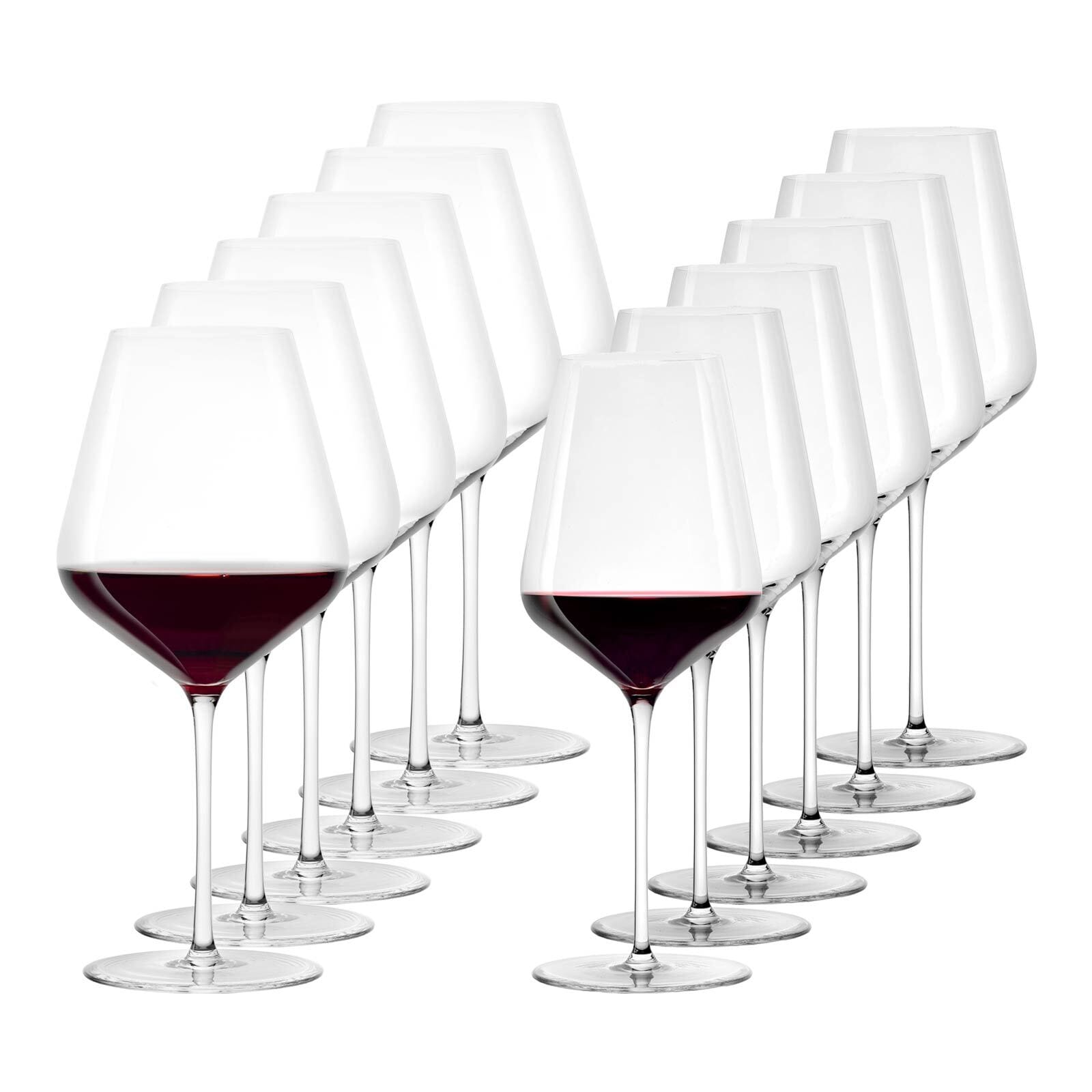 St&ouml;lzle Lausitz Bordeaux- & Burgundergl&auml;ser Starlight 12er Set 