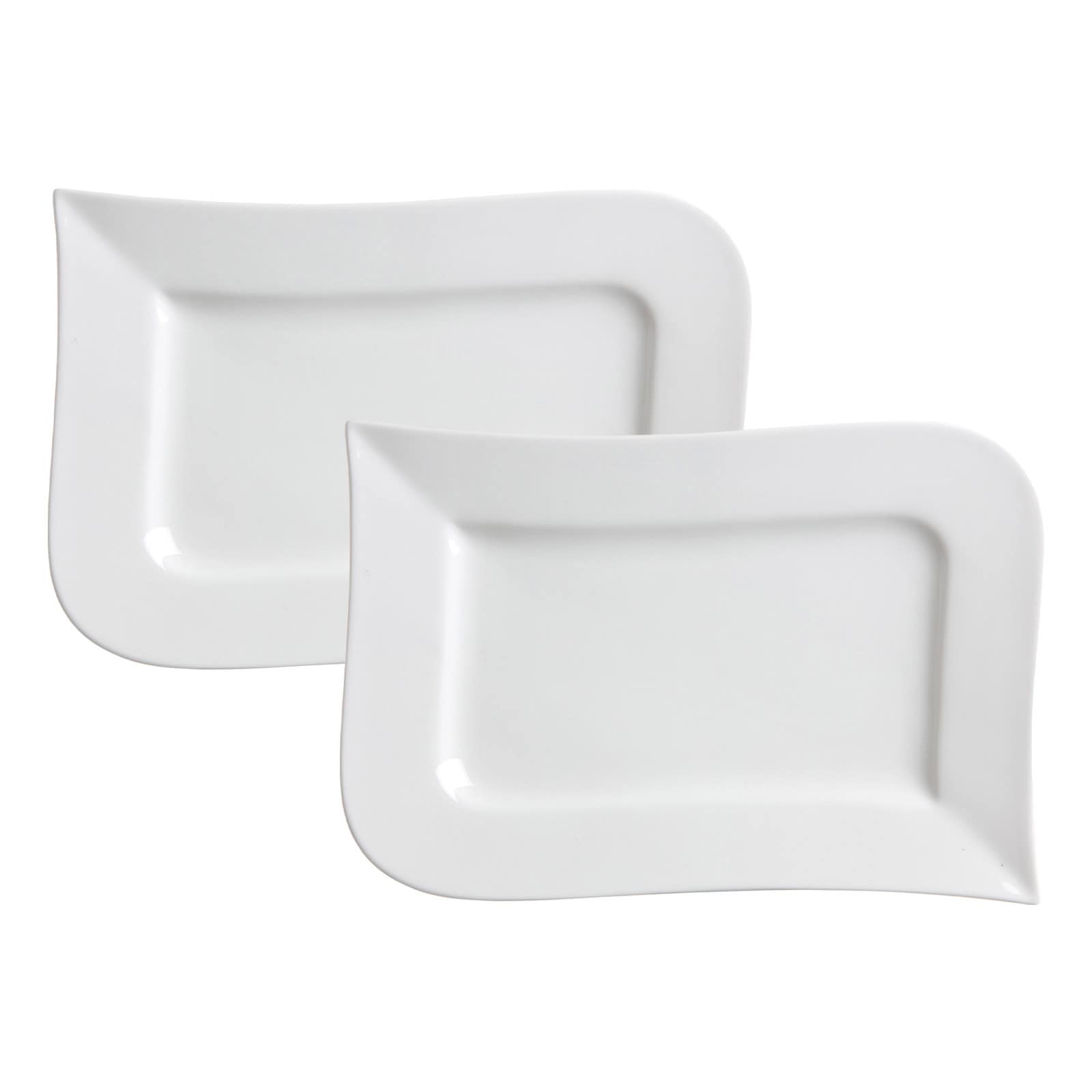 Ritzenhoff & Breker Servierplatten Melodie 26 x 17 cm 2er Set 