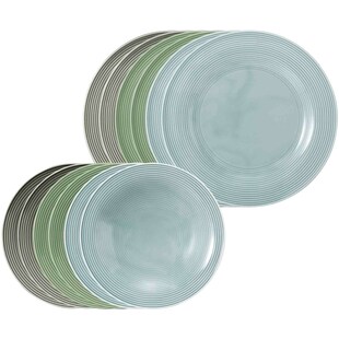 Seltmann Weiden Tafelservice Beat Color Glaze 12er Set 