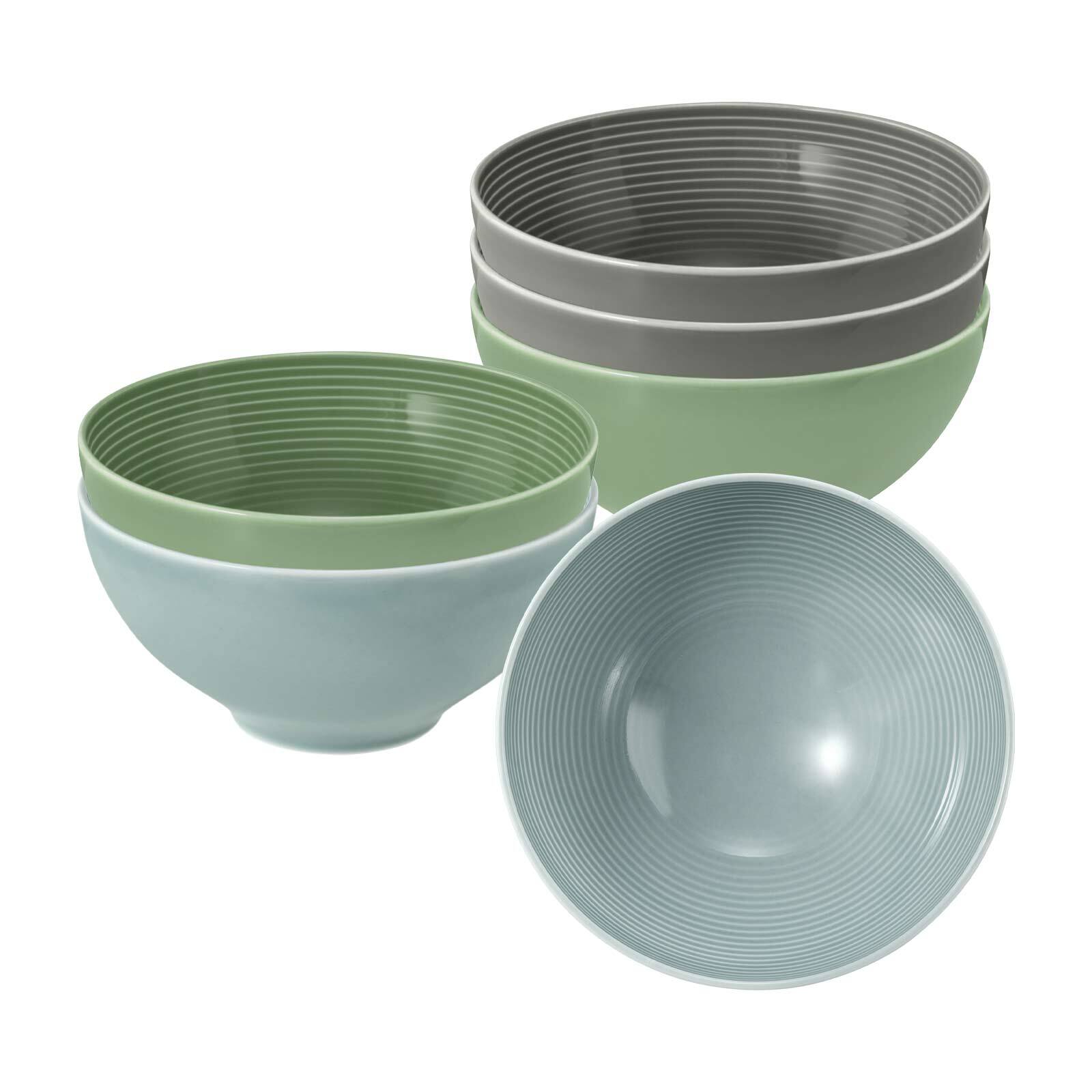 Seltmann Weiden M&uuml;slischalen Beat Color Glaze &oslash; 15,7 cm 6er Set 