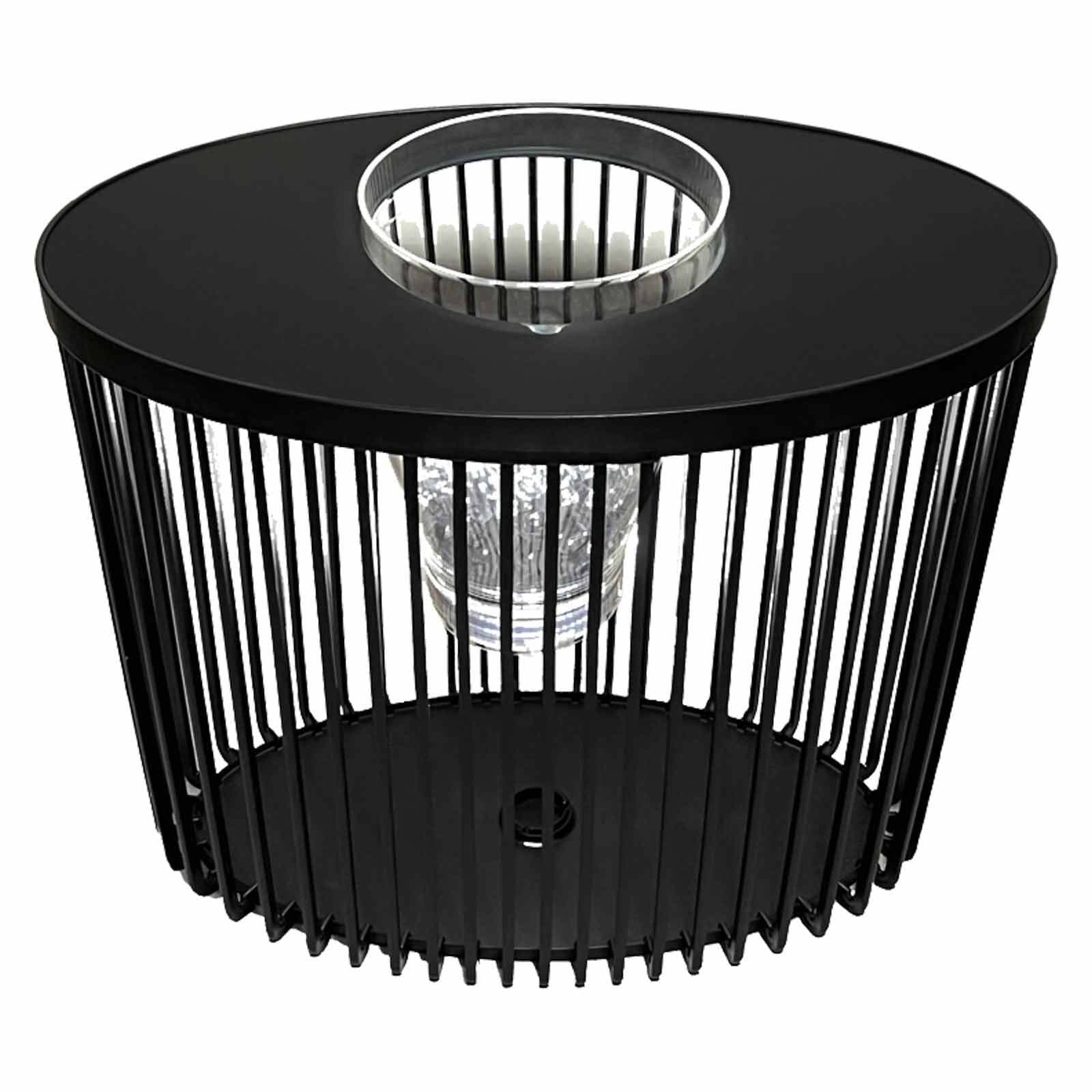 COOTAB COOLER TABLE 3-in-1 Loungetisch mit Acryl-K&uuml;hler Stockholm 46 cm 