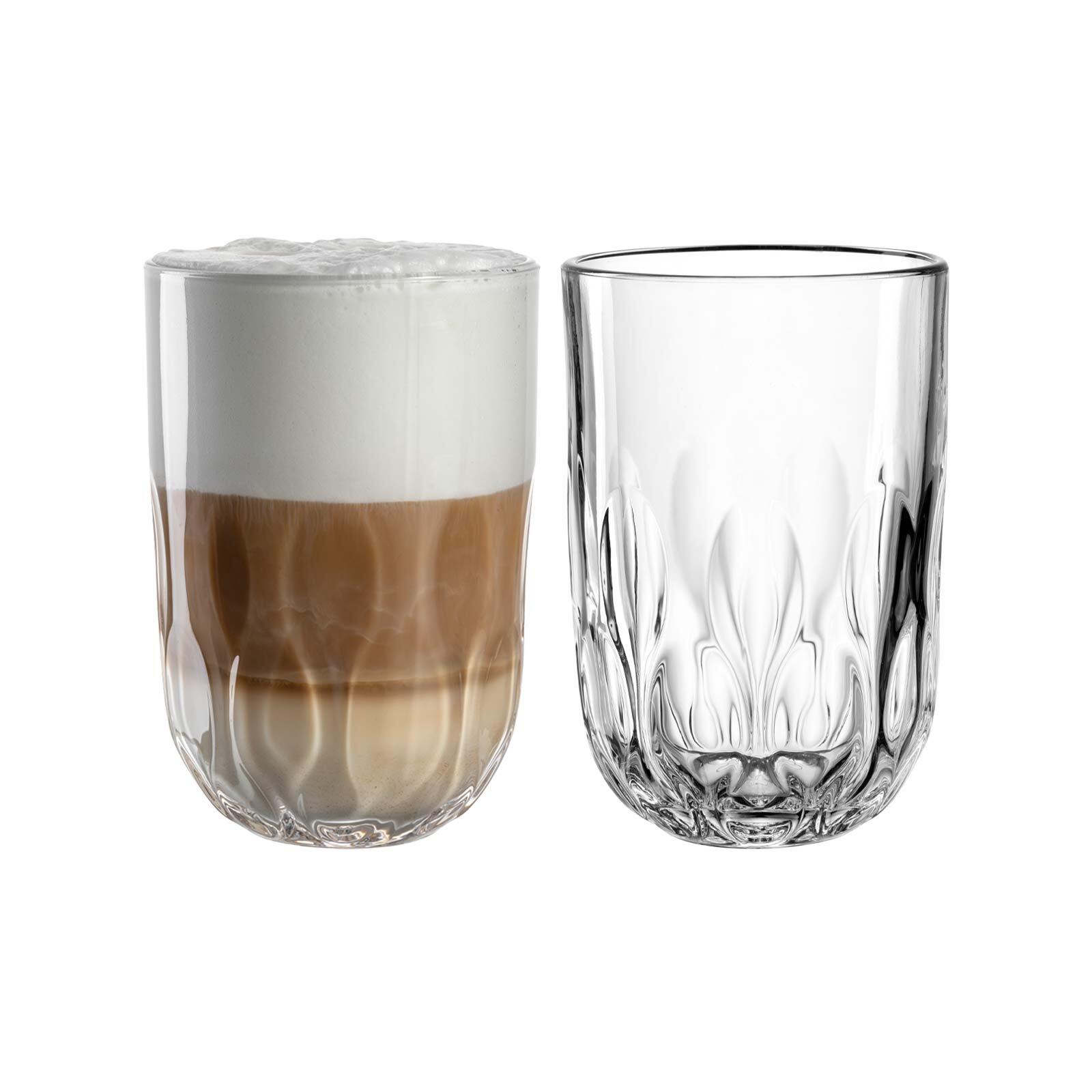Leonardo Latte Macchiato Gl&auml;ser (3) Gocce 390 ml 2er Set 