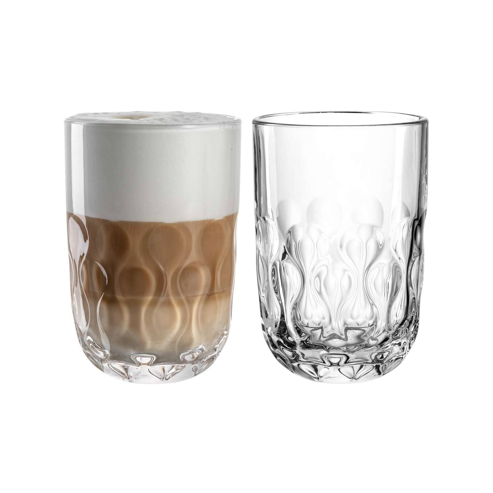 Leonardo Latte Macchiato Gl&auml;ser (2) Gocce 390 ml 2er Set 
