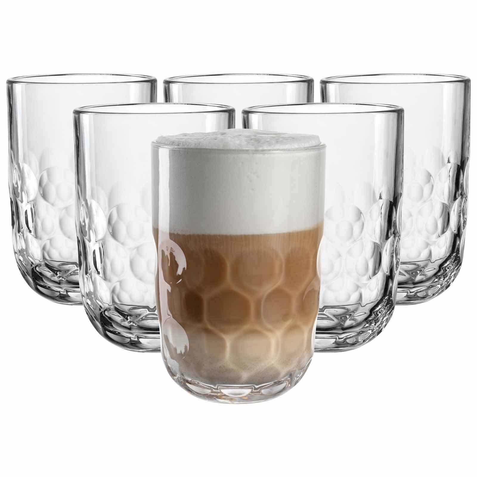 Leonardo Latte Macchiato Gl&auml;ser (1) Gocce 390 ml 6er Set 