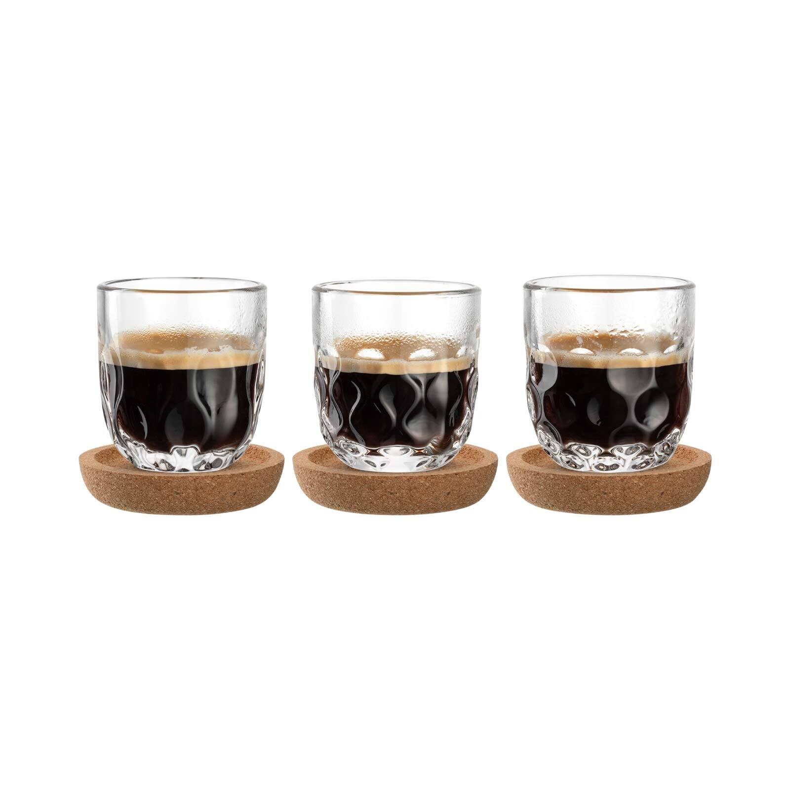 Espresso-Set mit Untersetzer Gocce  3er Set