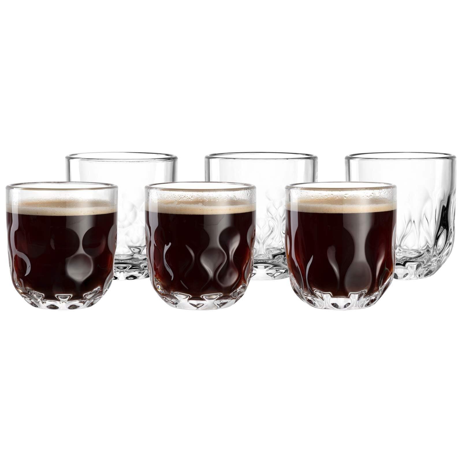 Leonardo Kaffeegl&auml;ser-Set (1/2/3) Gocce 220 ml 6er Set 