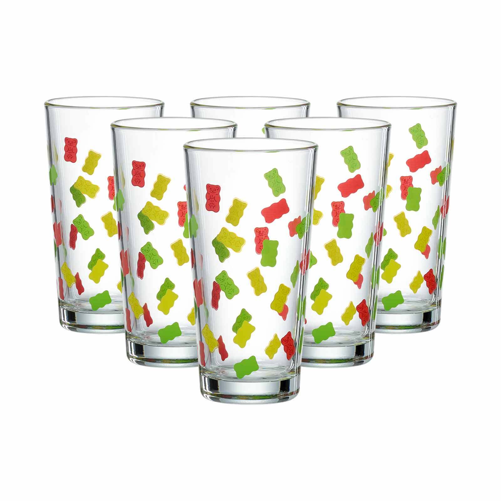 Ritzenhoff & Breker Trinkgl&auml;ser Haribo Allover 380 ml 6er Set 