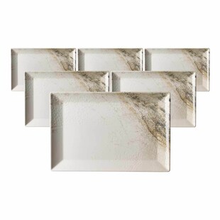 Ritzenhoff & Breker Platten Arezzo 30 x 20 cm 6er Set 