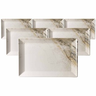 Ritzenhoff & Breker Platten Arezzo 34 x 23 cm 6er Set 