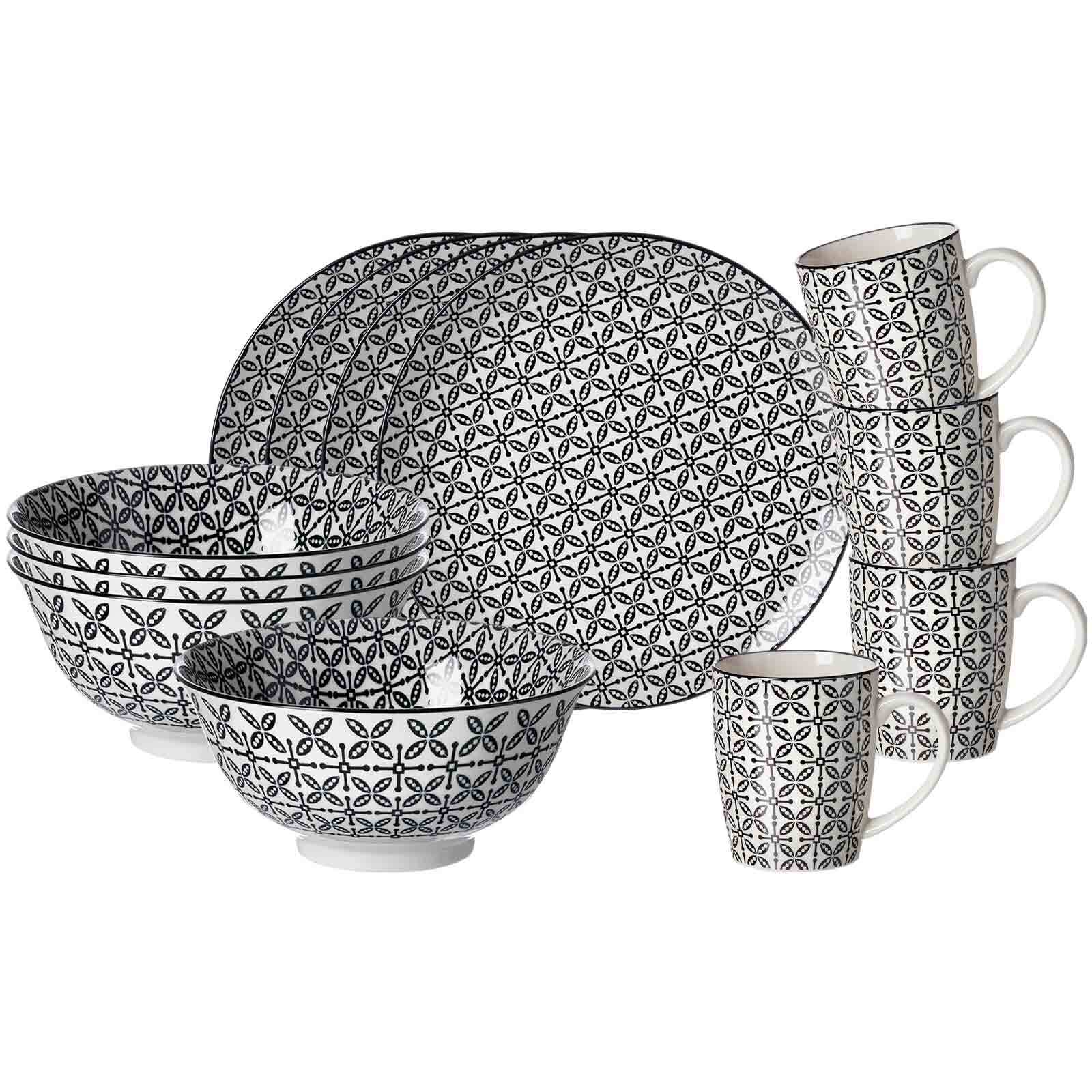 Ritzenhoff & Breker Fr&uuml;hst&uuml;cksset Takeo Leaves 12er Set 