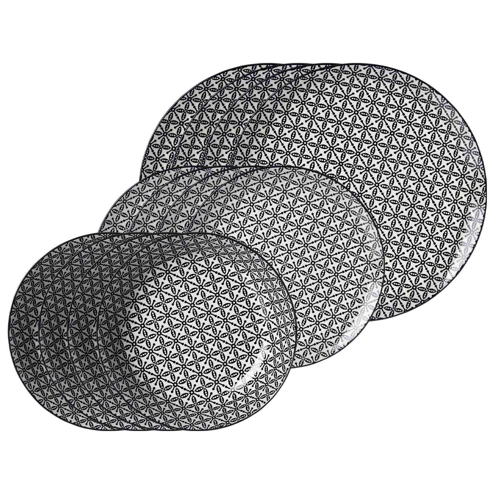 Ritzenhoff & Breker Teller-Set Takeo Leaves 12er Set 