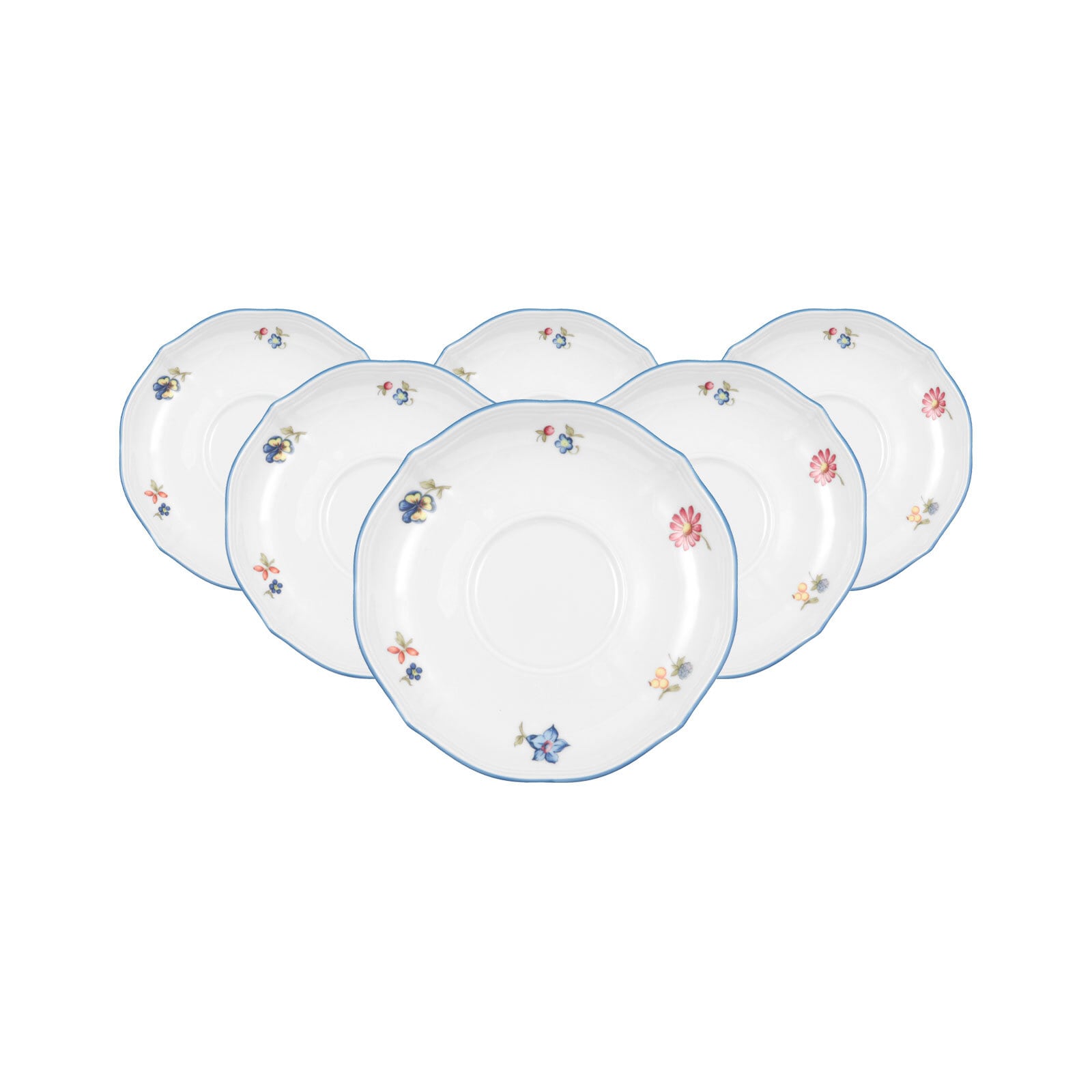 Seltmann Weiden Kombi-Untertassen Sonate Nostalgie &oslash; 14,8 cm 6er Set 