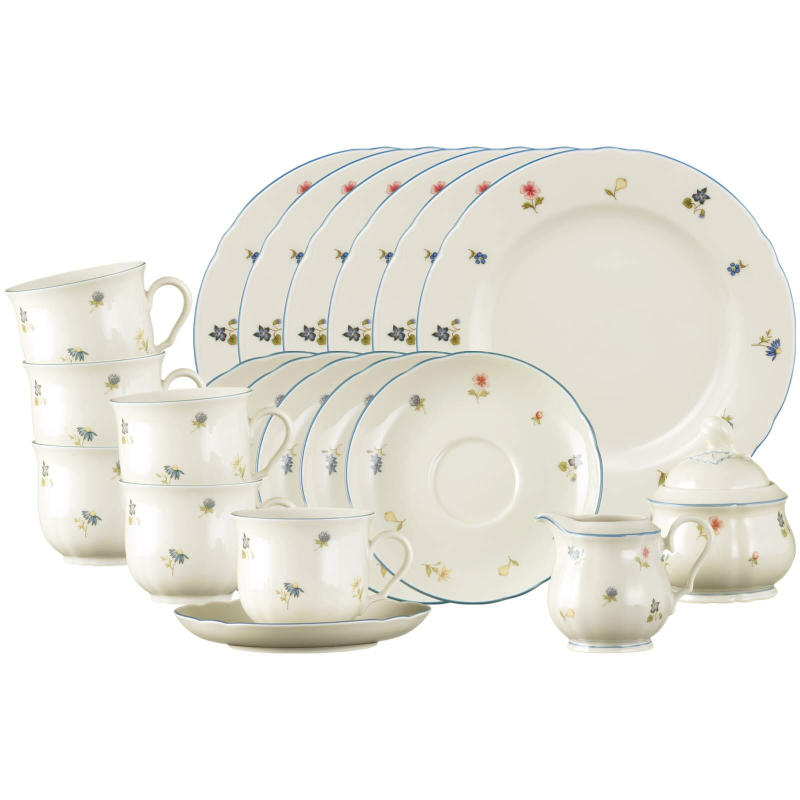 Seltmann Weiden Kaffeeservice Marieluise Streublumen 20er Set 