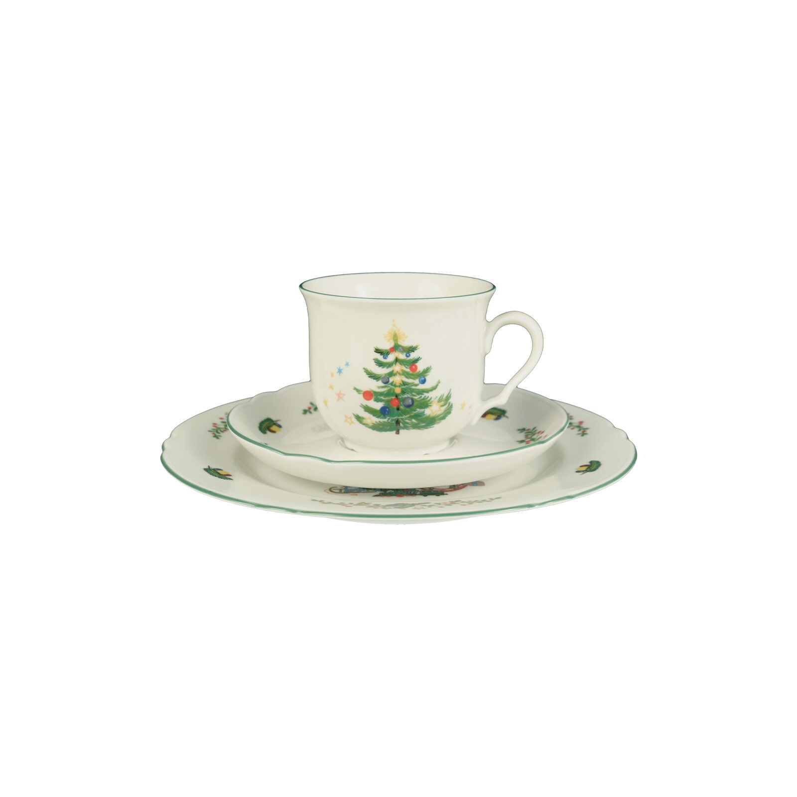 Kaffeegedeck Marieluise Weihnachten 3er Set