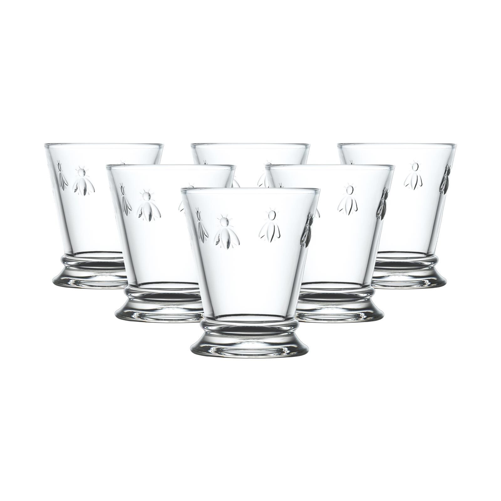 La Roch&eacute;re Wassergl&auml;ser Biene Abeille 185 ml 6er Set 