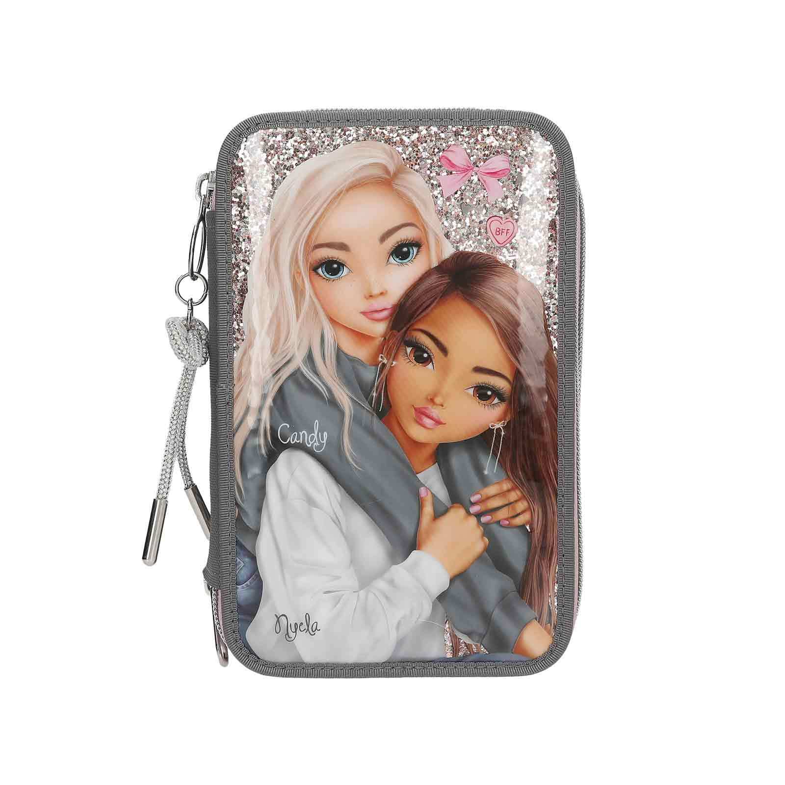 Depesche 3-Fach Federtasche MY BFF TOPModel 7,5 x 13 x 20 cm 