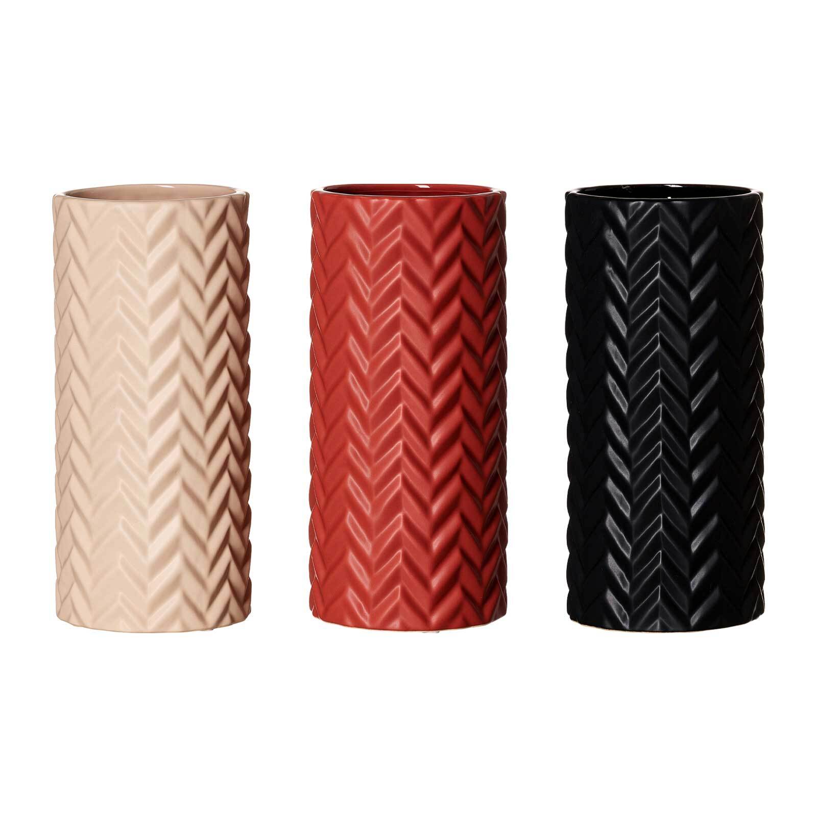 Ritzenhoff & Breker Vasen Zick Zack 25 cm 3er Set 