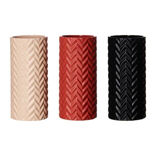 Ritzenhoff & Breker Vasen Zick Zack 25 cm 3er Set 