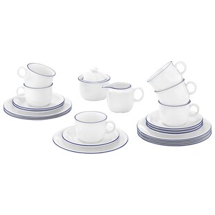 Seltmann Weiden Kaffeeservice Compact Blaurand 20er Set 