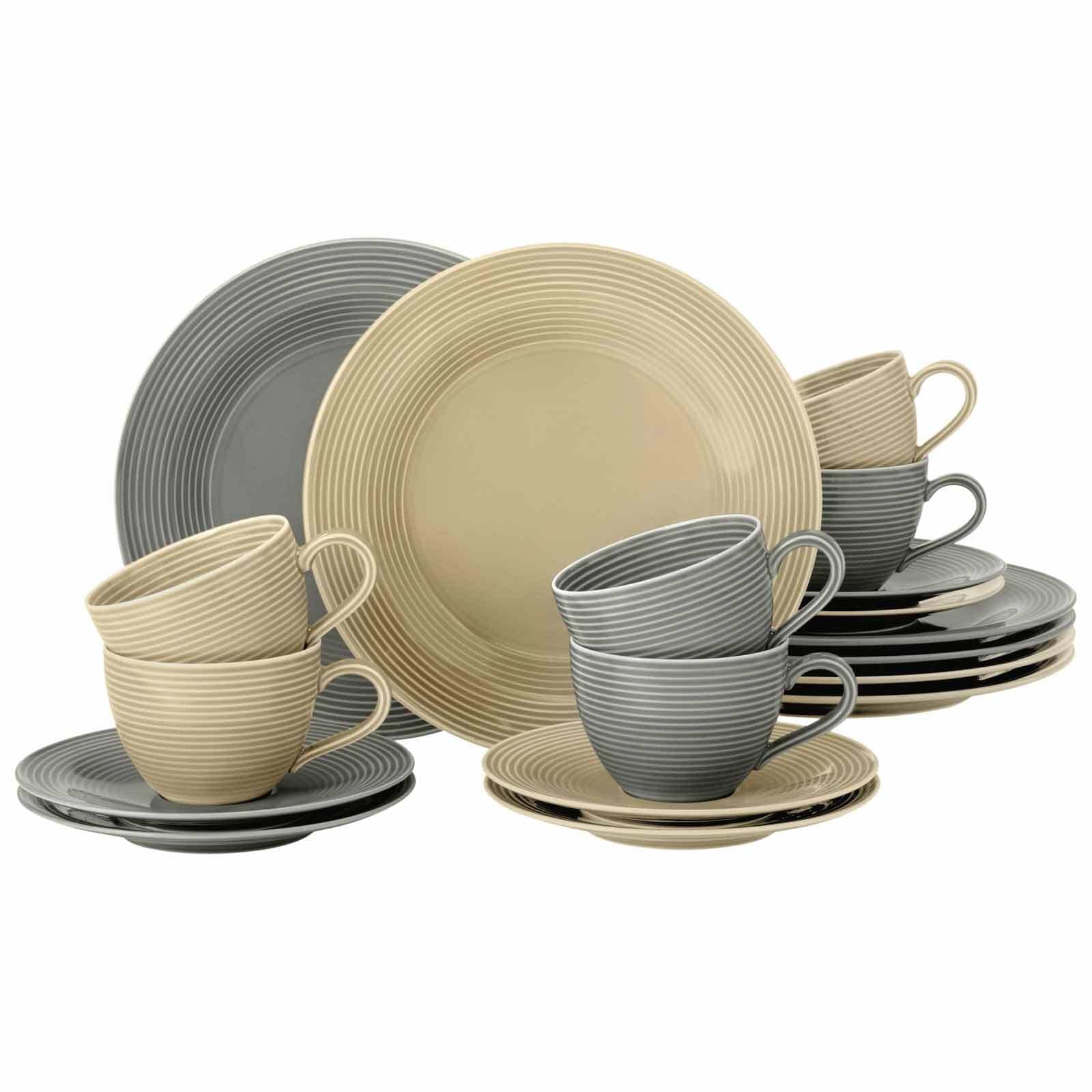 Seltmann Weiden Kaffeeservice Beat Color Glaze 18er Set 