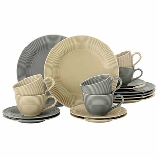 Seltmann Weiden Kaffeeservice Beat Color Glaze 18er Set 