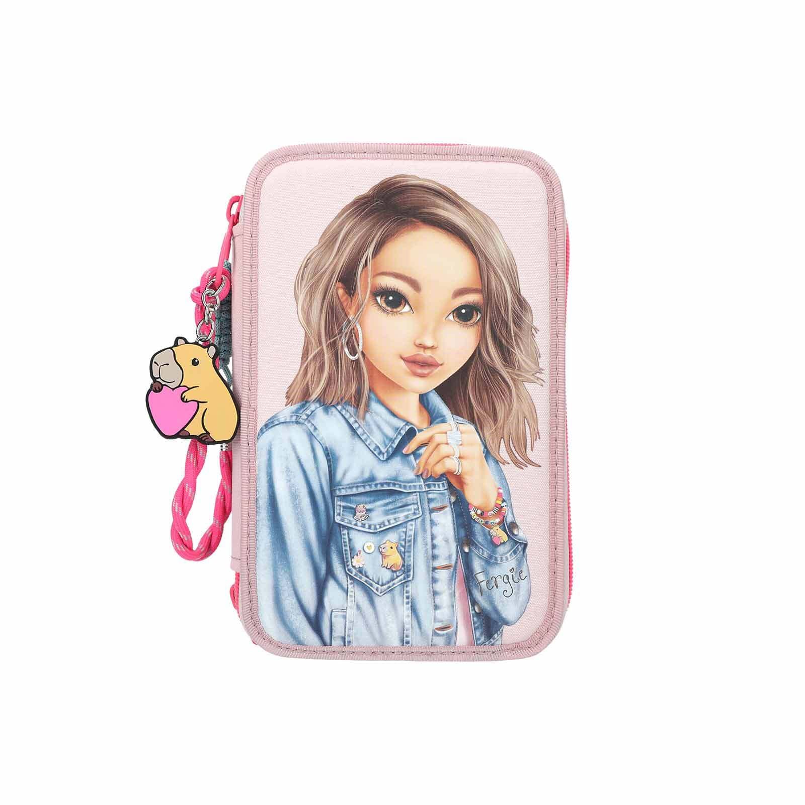 Depesche 3-Fach Federtasche CAPYBARA TOPModel 7,5 x 13 x 20 cm 