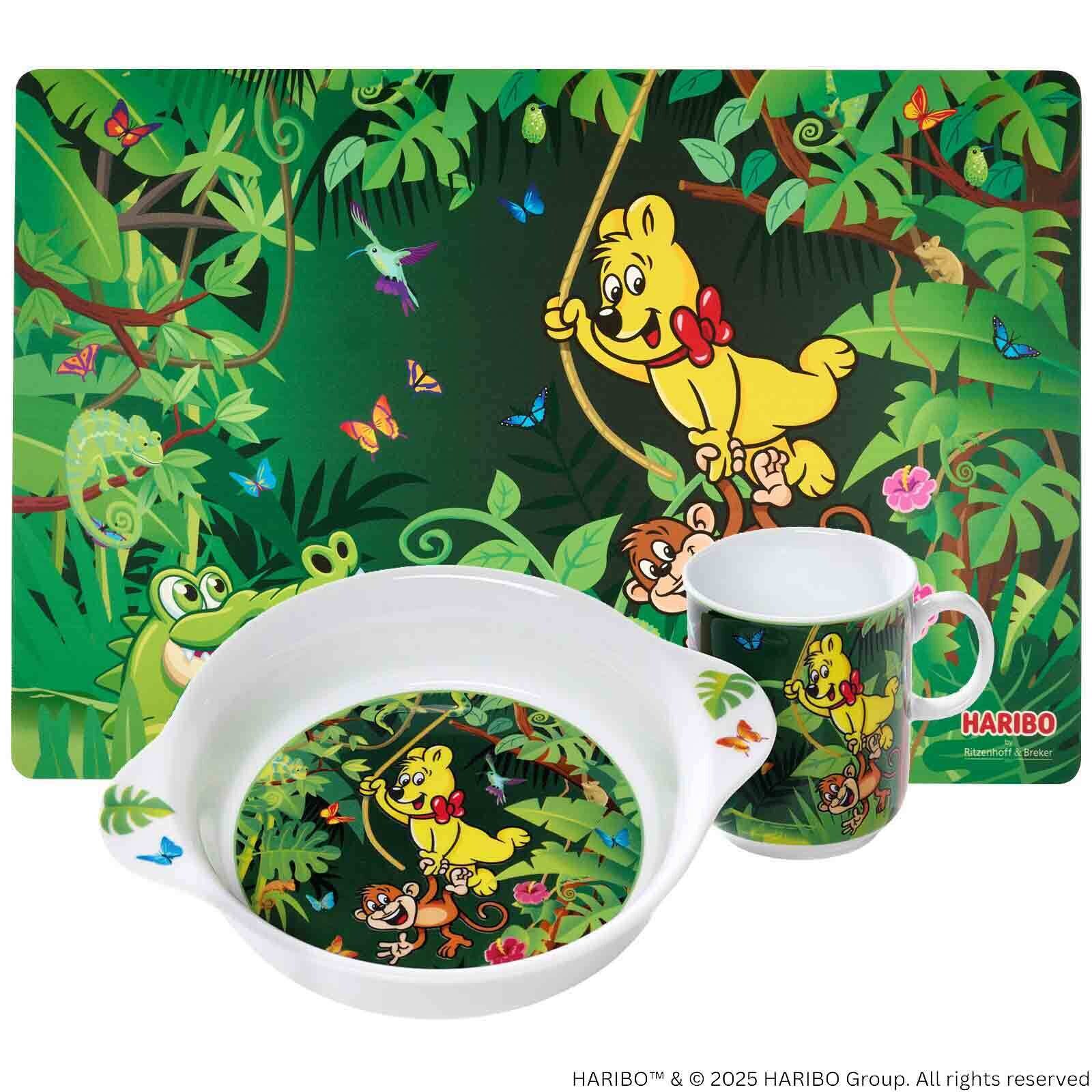 Kindergeschirr-Set Haribo Jungle