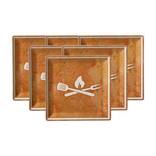 Ritzenhoff & Breker Dessertteller Rusty 21 x 21 cm 6er Set 