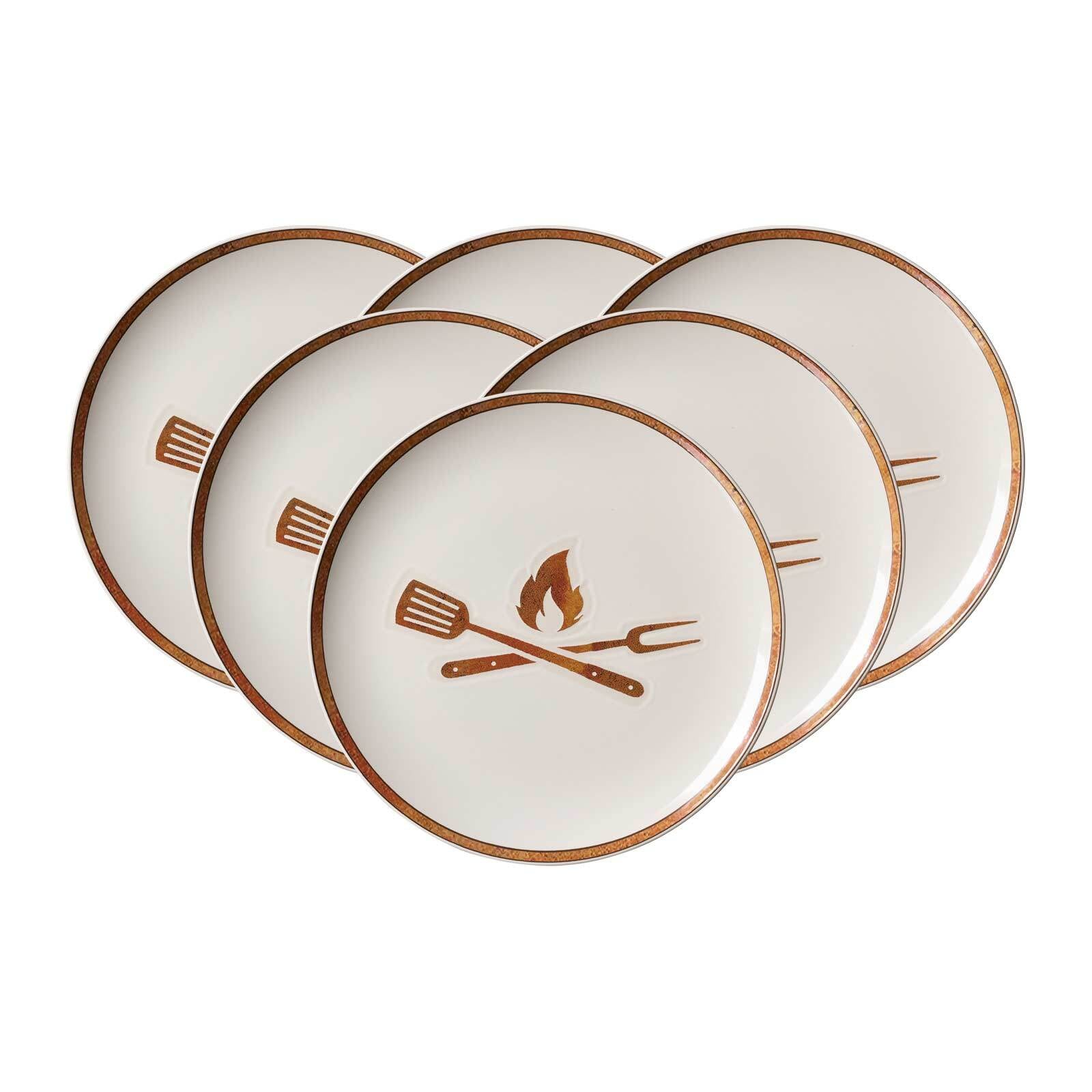 Ritzenhoff & Breker Speiseteller Rusty &oslash; 26 cm 6er Set 