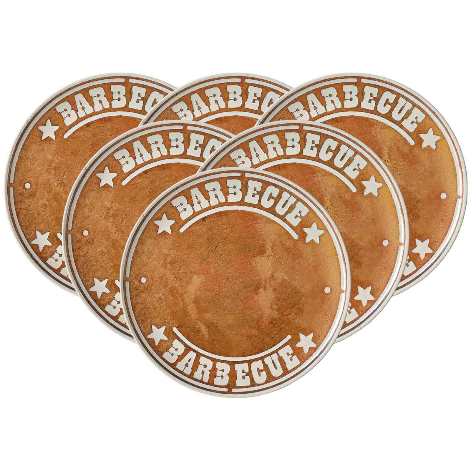 Ritzenhoff & Breker Grillteller Rusty &oslash; 32 cm 6er Set 