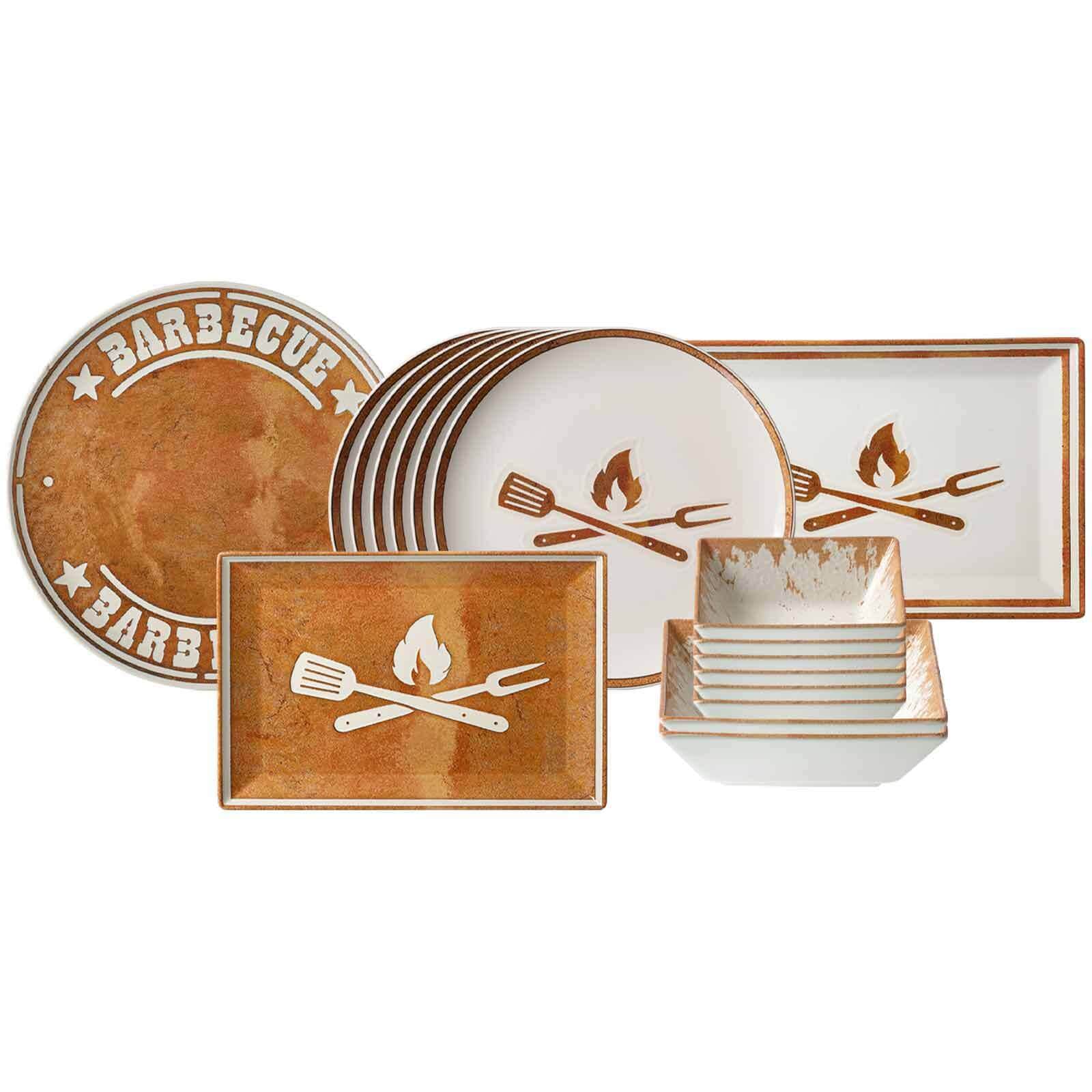 Ritzenhoff & Breker Grillgeschirr-Set Rusty 17er Set