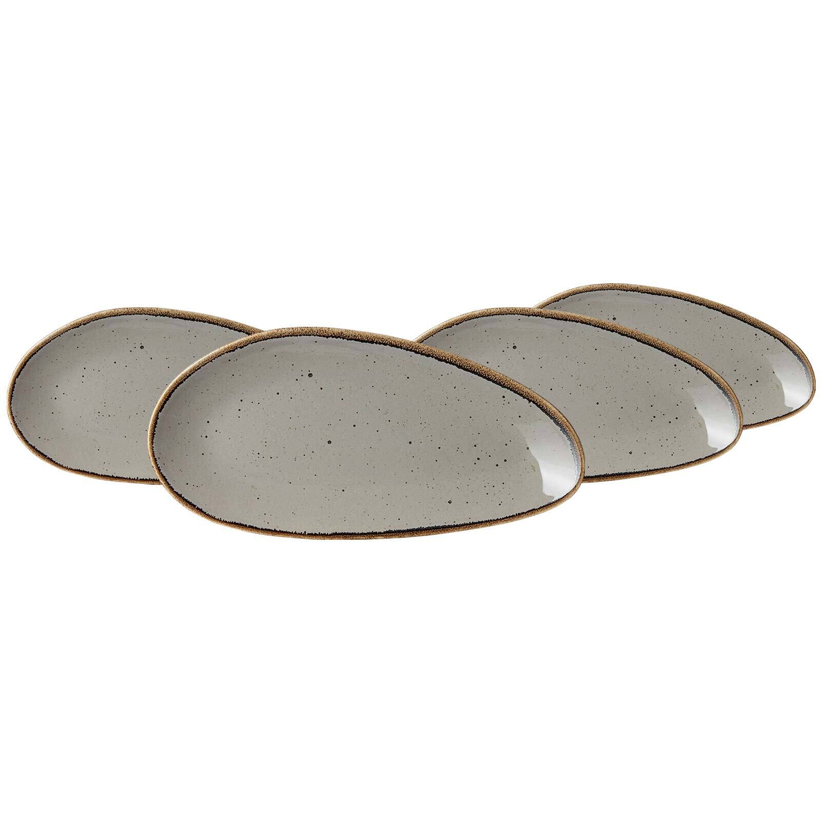 Servierplatten Taste 25,5 x 12,5 cm 4er Set