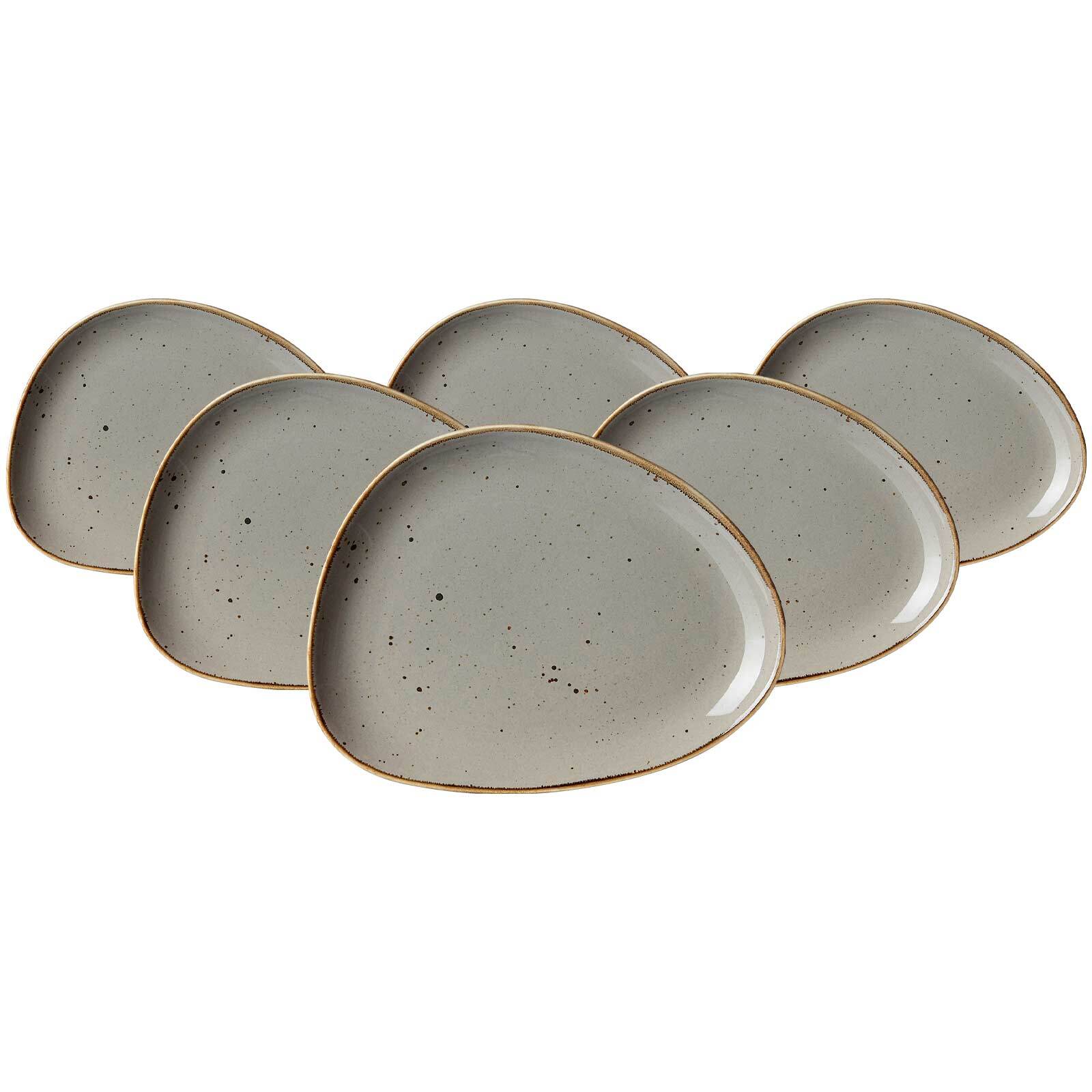 Ritzenhoff & Breker Beilagenteller Taste 20,5 x 16 cm 6er Set 