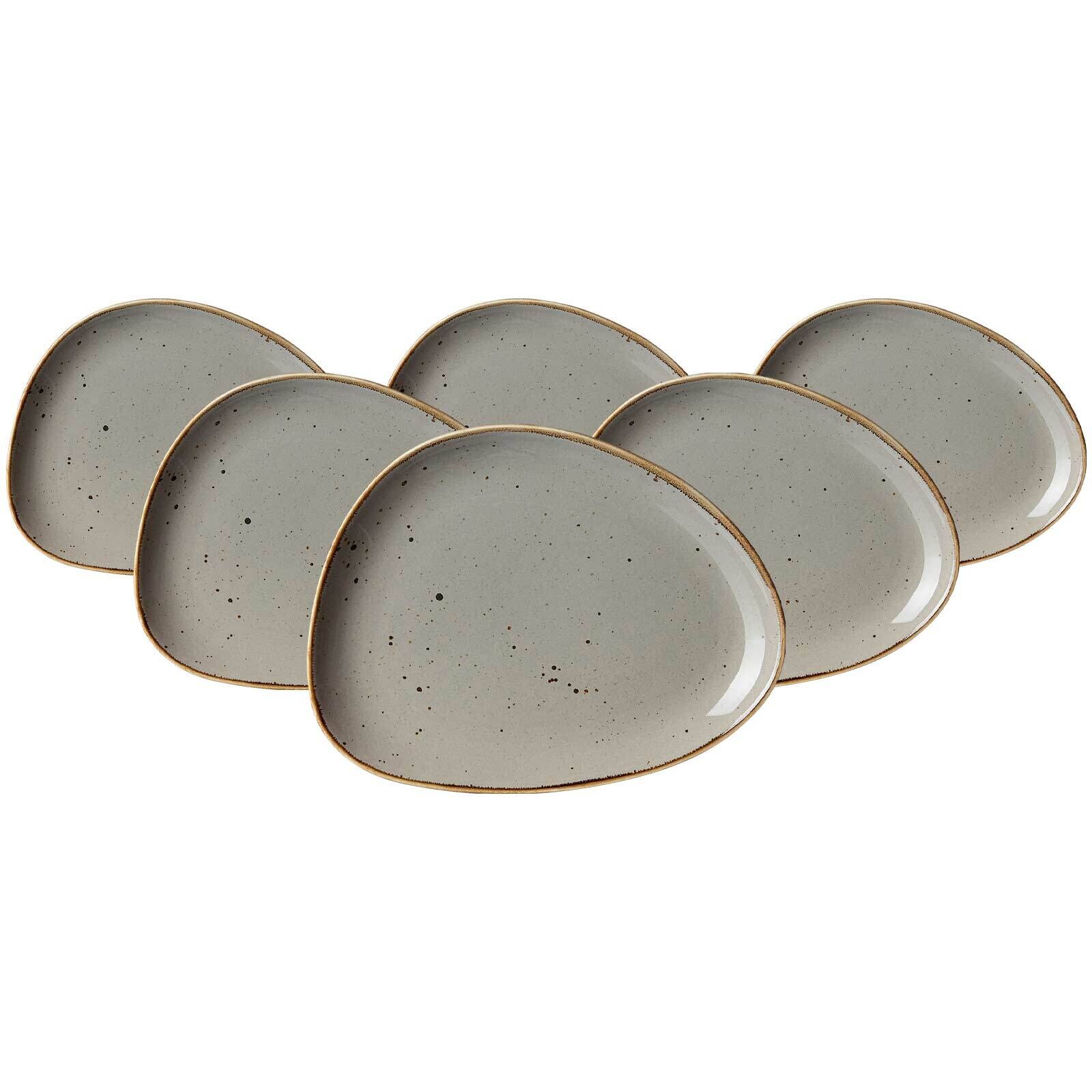 Beilagenteller Taste 20,5 x 16 cm 6er Set