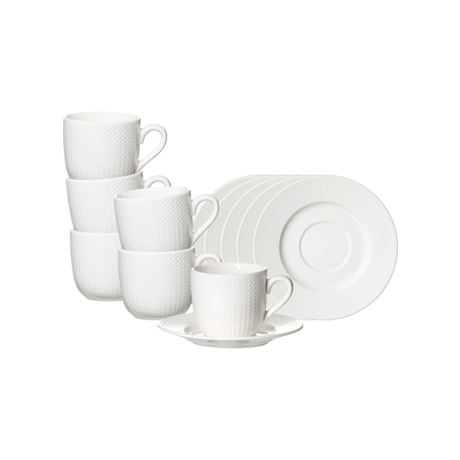 Espressotassen mit Untertassen Saphir  6er Set