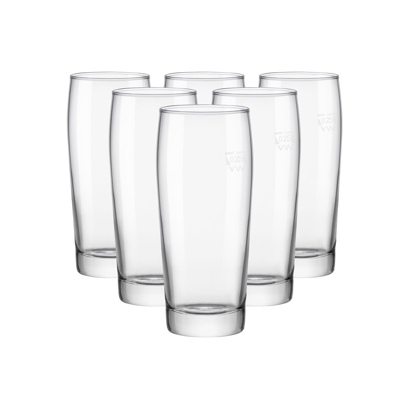 Van Well Willi Becher geeicht 0,25 l 6er Set