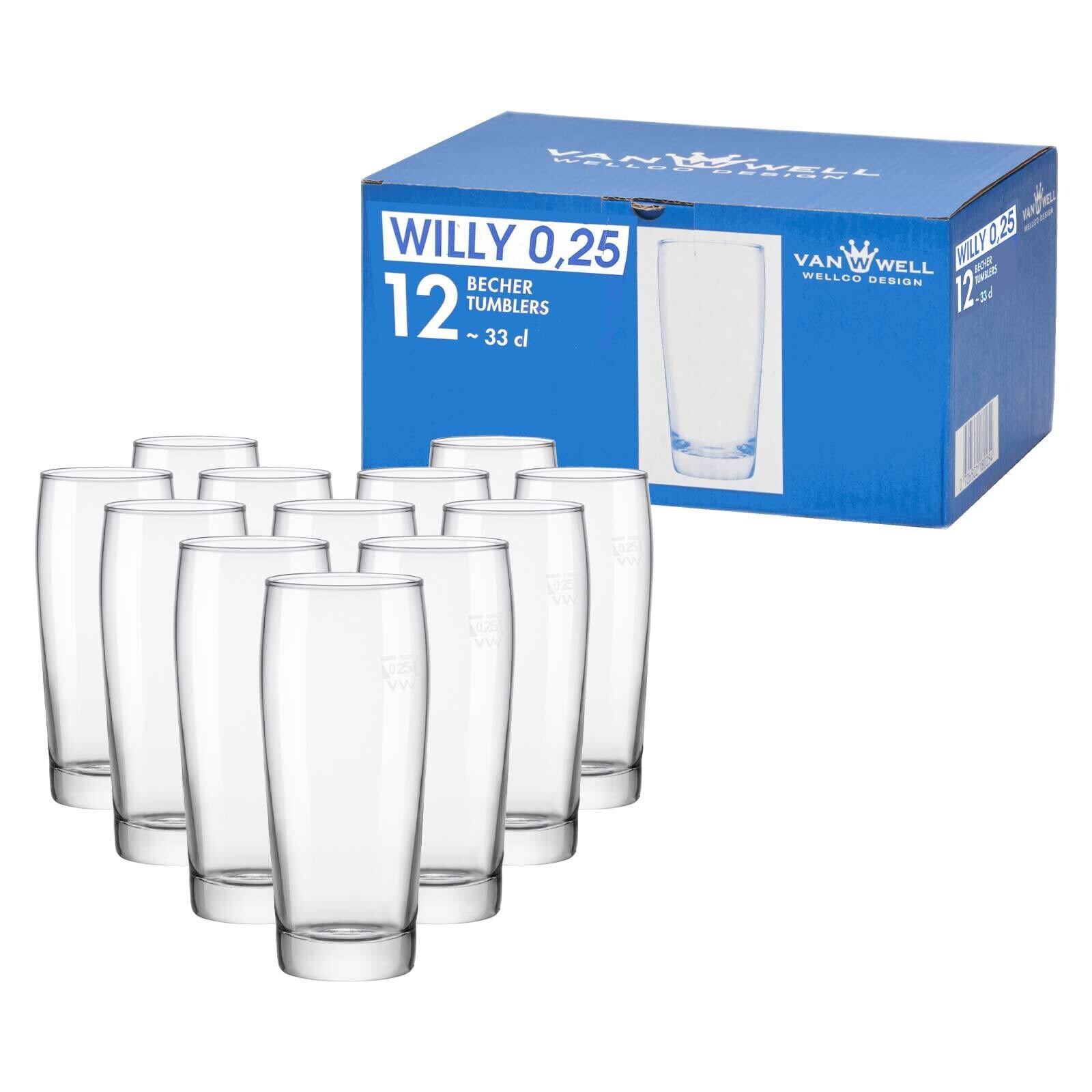 Willi Becher geeicht  12er Set