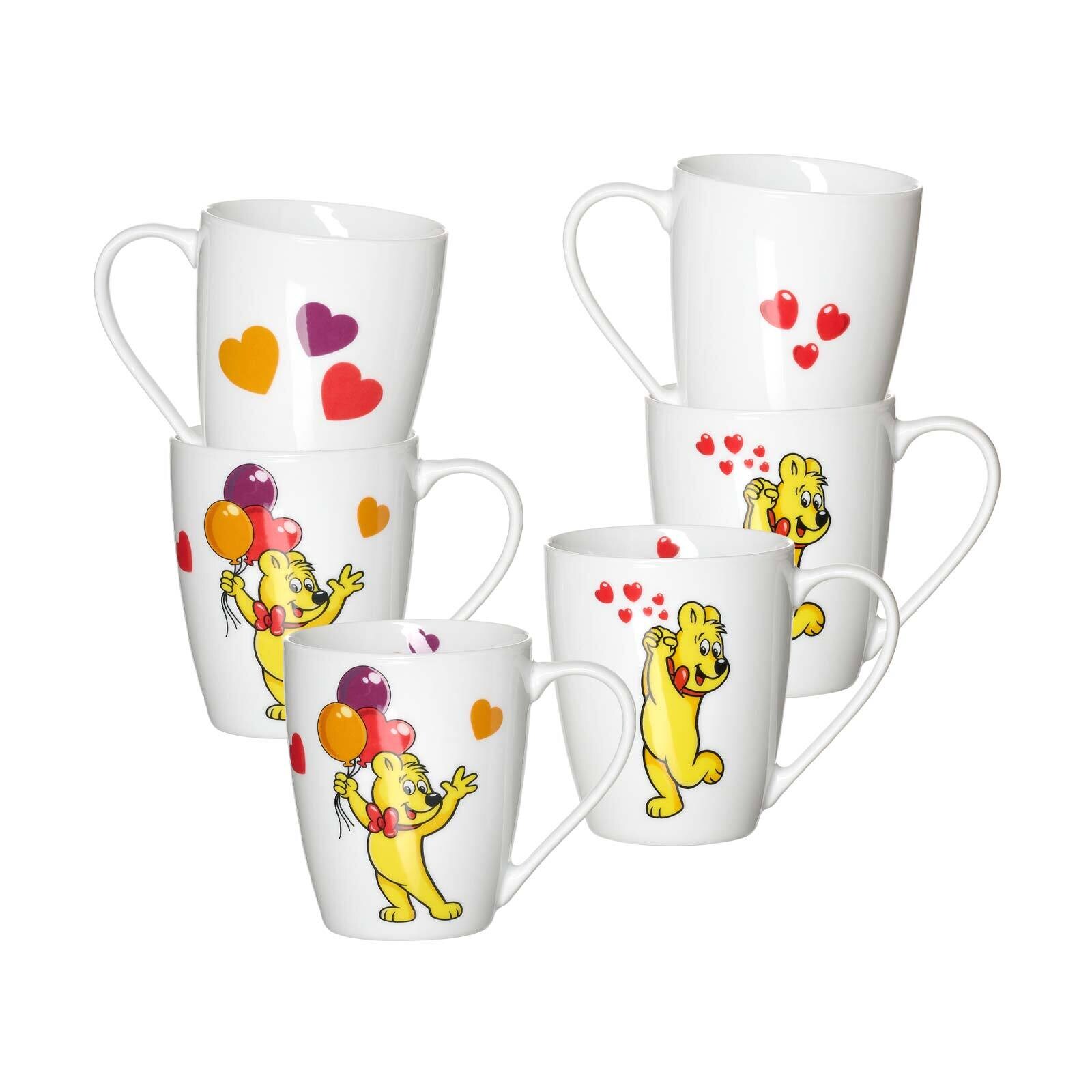 Becher Haribo Heart  6er Set