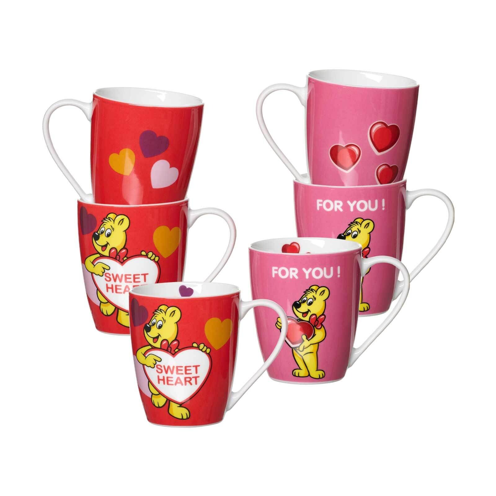 Becher Sweet Heart Haribo  6er Set