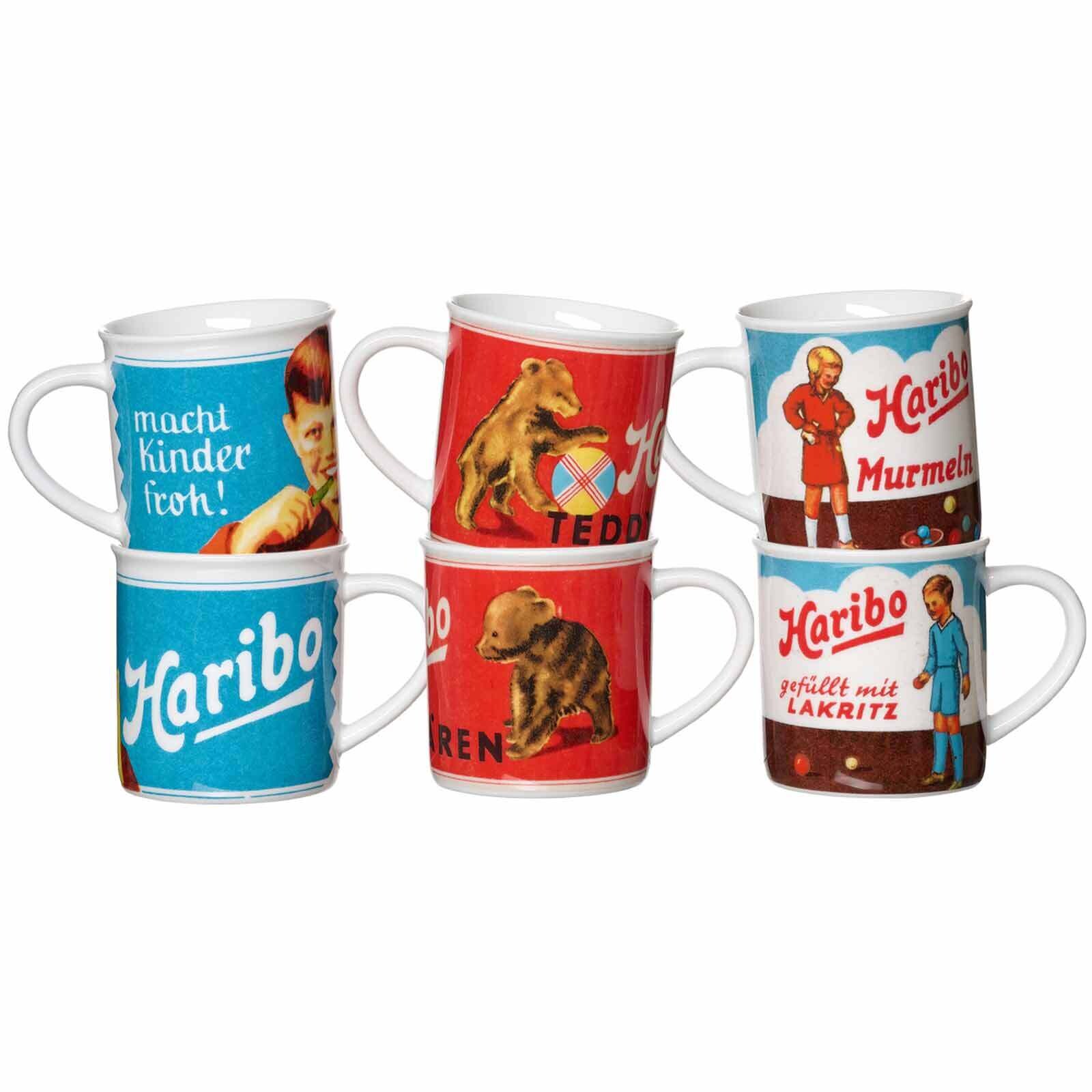 Becher Retro Haribo  6er Set
