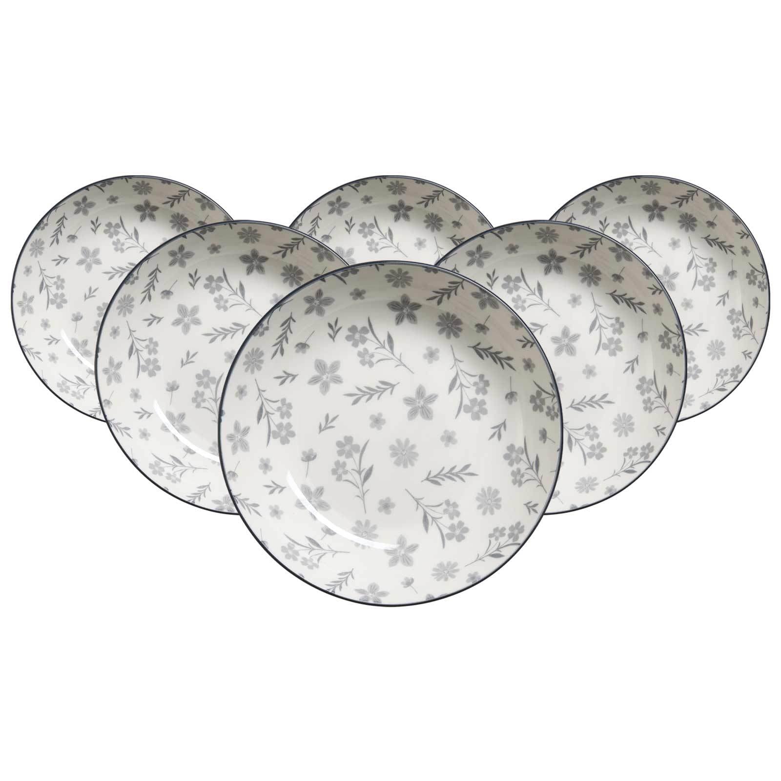 Ritzenhoff & Breker Dessertteller Sendai Blume &oslash; 21 cm 6er Set 